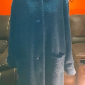 A long blue coat